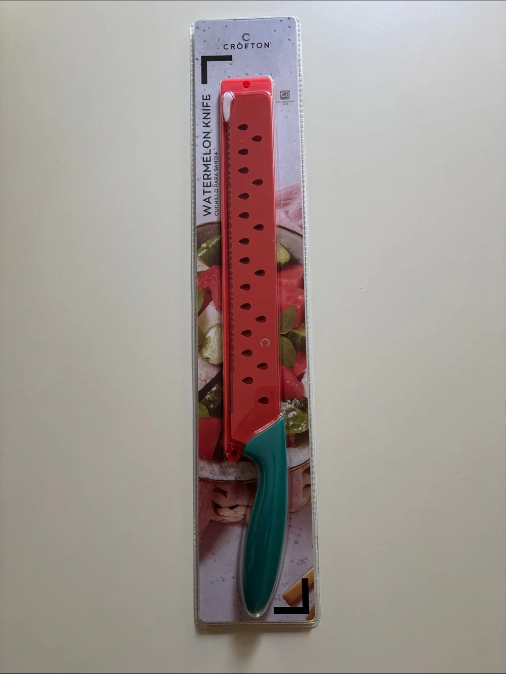 Crofton Red Watermelon Knife with Teal Handle